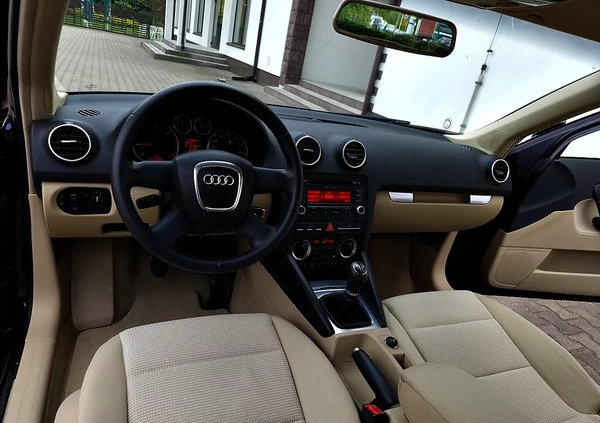 Audi A3 cena 22900 przebieg: 235000, rok produkcji 2008 z Brok małe 742